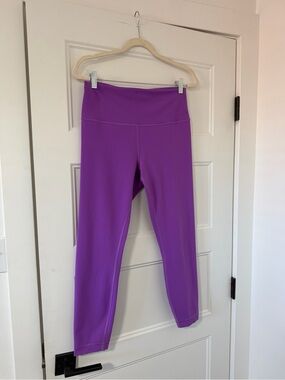 Lululemon Wunder Train High-Rise Leggings in Moonlit Magenta - Size 12